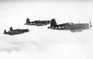 Asisbiz Vought F4U 1A Corsair VMF 214 Black Sheep White 2 5 6 and 9 on patrol Bougainville 1943 01