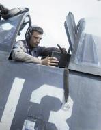 Asisbiz Vought F4U 4B Corsair VMF 214 Black Sheep WE13 part of 1MAW radio check by Corp Howard F Bew Korea 01