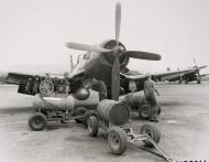 Asisbiz Vought F4U-5NL Corsair MAG 33 VMF(N) 214 WE24 repair center Korea circa 1950 02