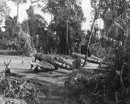 Asisbiz Vought F4U 1A Corsair VMF 216 White 735 BuNo 17735 transferred from VMF 214 Piva Yoke Bougainville Feb Mar 1944 01
