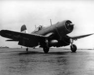 Asisbiz Vought F4U 1D Corsair VMF 216 114 aboard USS Wasp 17th Feb 1945 01