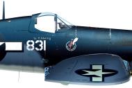 Asisbiz Vought F4U 1A Corsair VMF 321 White 831 0A