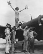 Asisbiz Vought F4U 1D Corsair VMF 321 White 53 with Miss Washington posing for a photo 01