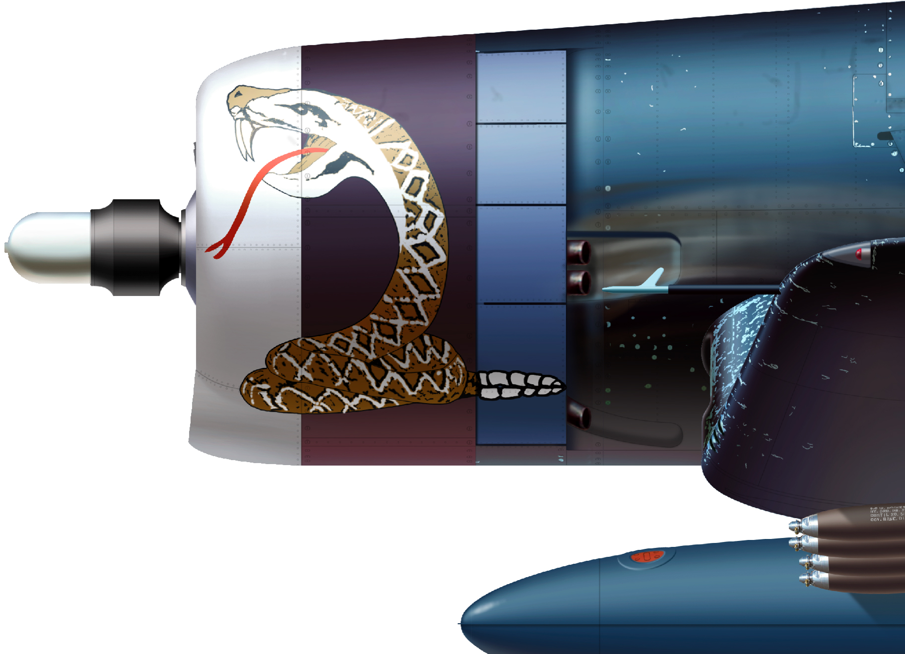 Vought F4U 4 Corsair VMA 323 nose art 0A