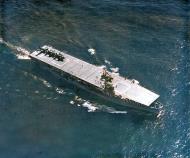 Asisbiz USS Gilbert Islands (CVE 107) and aircraft from VS 36 during its 1954 cruise 01