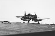 Asisbiz Vought F4U 1D Corsair MCVG 2 VMF 512 EE55 landed CVE 107 USS Gilbert Islands 6th Mar 1945 01