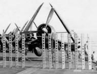 Asisbiz Vought F4U 1D Corsair VMF 512 White 24 typhoon barrier 01