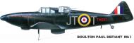 Asisbiz Boulton Paul Defiant MKI RAF 256Sqn JT T T4037 England 0A