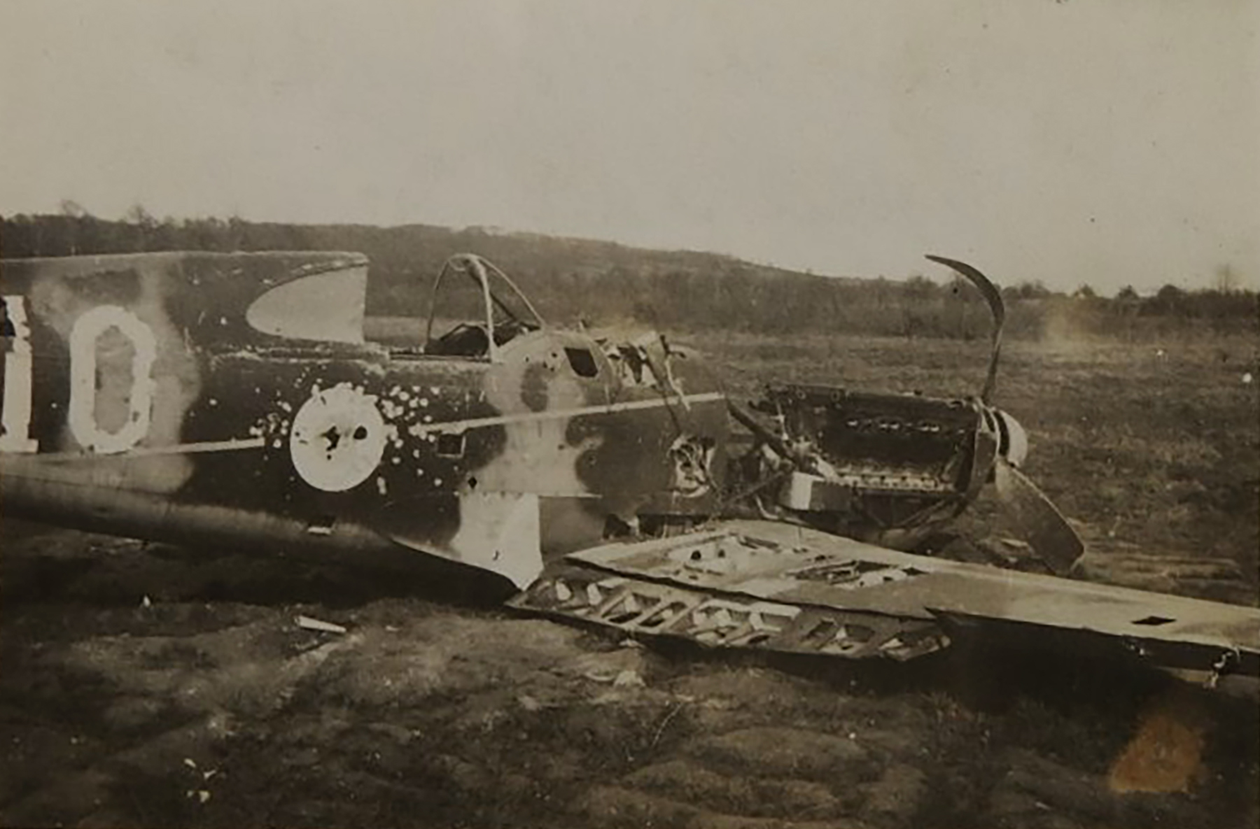 French Airforce Dewoitine D 520 abandoned after force landing battle of France May Jun 1940 ebay 01