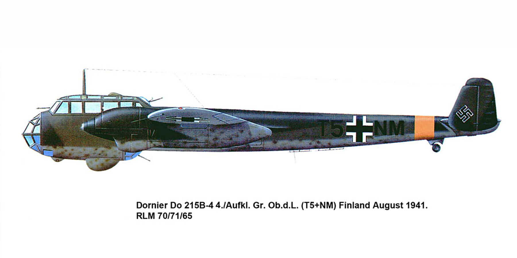 Dornier Do 215B4 4.AufklGrObdL T5+NM Finland Aug 1941 0A