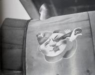 Asisbiz Dornier Do 17P 1.(F)AufklGr123 4U+xH close up of the units emblem used from Jun 1940 42 P243