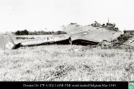 Asisbiz Dornier Do 17P 4.(F)AufklGr11 6M+FM crash landed Belgium May 1940 01