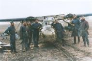 Asisbiz Dornier Do 17P 4.(F)AufklGr122 F6+HM being salvaged at Usquert 26th Oct 1939 NIOD