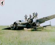 Asisbiz Dornier Do 17P1 2.(F)AufklGr11 6M+EK abandoned showing the units emblem left side 01