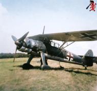 Asisbiz Henschel HS 126 1.(H)13 4E+JH two seat reconnaissance aircraft showing the units emblem eBay 01