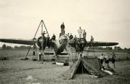 Asisbiz Dornier Do 17P undergoing repairs 01