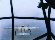 Asisbiz Dornier Do 17Z coded White D in line astern formation over Poland 1939 colorised by asisbiz