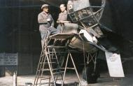 Asisbiz Dornier Do 217 mechanics working on the nose section what=appears to be a KG2 aircraft 01