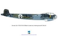 Asisbiz Dornier Do 217E2 KG100 Black A used as a training aircraft 1944 45 Warpaint 24 0A