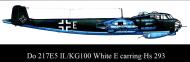 Asisbiz Dornier Do 217E5 4.KG100 White E carring Hs 293 0A