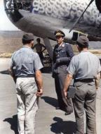 Asisbiz Luftwaffe KG100 Maj Bernhard Jope with his Do 217K3 based at Toulouse early 1944 01