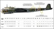 Asisbiz Dornier Do 17Z 4.KG2 U5+CN profile showing Luftwaffe bomber staffel and gruppe letter codes 0A
