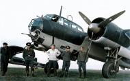 Asisbiz Dornier Do 17Z II.KG2 newly painted aircraft makes a nice back drop for crew photos eBay 02