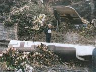 Asisbiz Dornier Do 17Z KG2 U5 lies wrecked over a railway line after crashing over Barham in Kent 1940 01