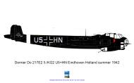 Asisbiz Dornier Do 217E2 5.KG2 U5+HN Eindhoven Holland summer 1942 Warpaint 24 0A