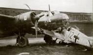 Asisbiz Dornier Do 17Z 9.KG3 5K+xT taxing accident with a Bf 109 Amsterdam 1940 01