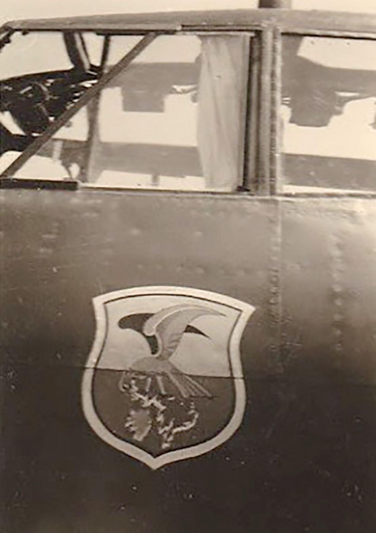 Dornier Do 17Z I.KuFlGr606 emblem viewed from the port side 02