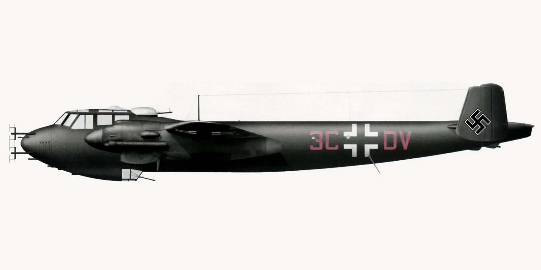 Dornier Do 217N1 11.NJG4 3C+DV with FuG202 Lichtenstein Rheine 1942 0A