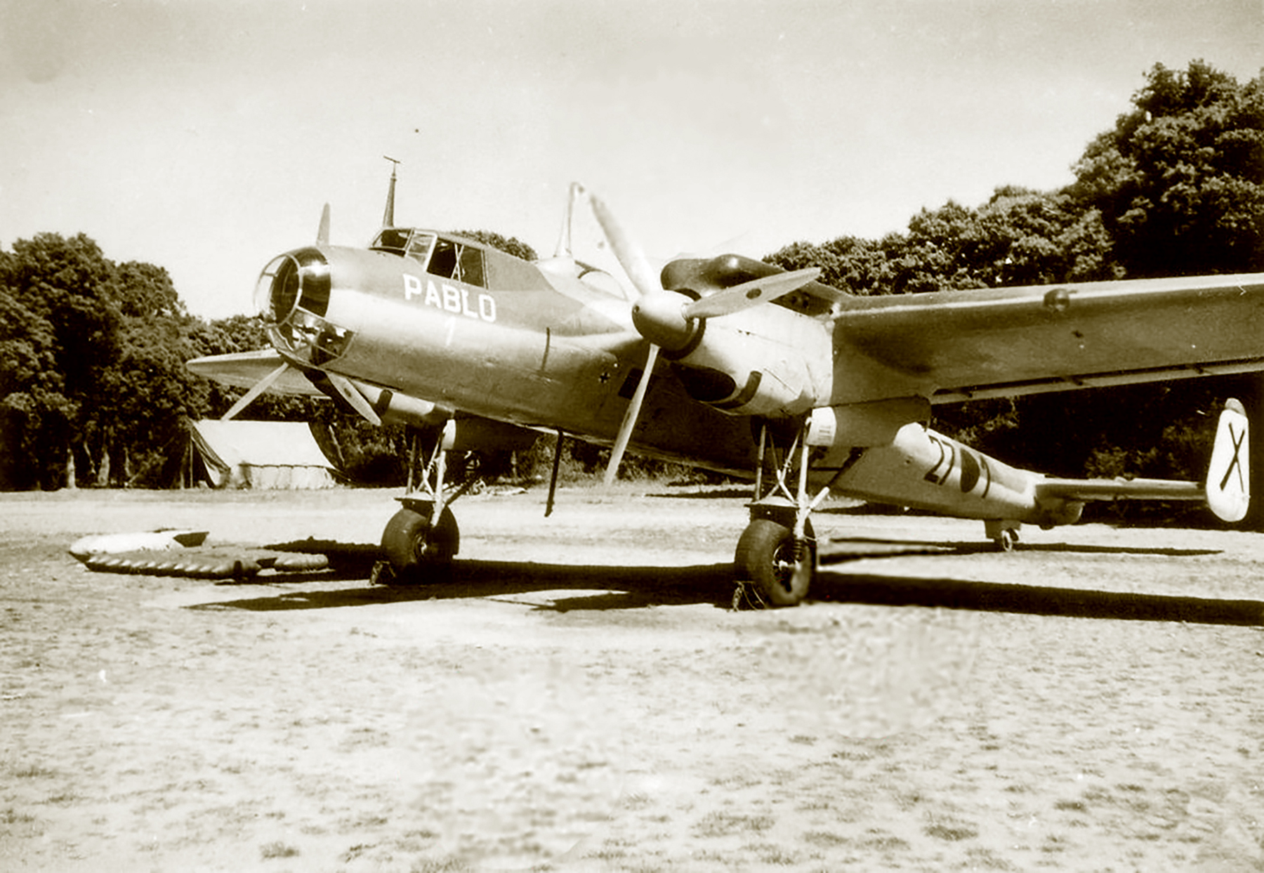 Dornier Do 17E1 Aviacion Nacional or Fuerza Aerea Nacional 27x1 named Pablo 1 Spanish civil war Spain 1938 02