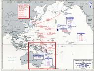 Asisbiz Artwork WWII Map Far East and Pacific 1942