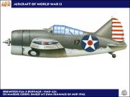 Asisbiz Artwork Brewster F2A 3 VMF 221 17 Ewa 1942 0A