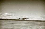 Asisbiz Brewster Buffalo MkI FAF LeLv24 BWxxx taking off Immola Finland 13th Sep 1941 02