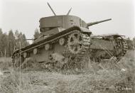 Asisbiz Soviet T26 tank knocked out around Kiteenjoki Koivikkomaki 30th Jul 1941 30612