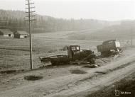 Asisbiz Soviet trucks destroyed when driving into a minefield around Kirjavalahti 31st Jul 1941 32031