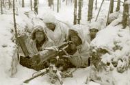 Asisbiz Finnish Maxim M32 machine gun nest firing on a Soviet positions 5km N of Lemeti area 21st Jan 1940 3534