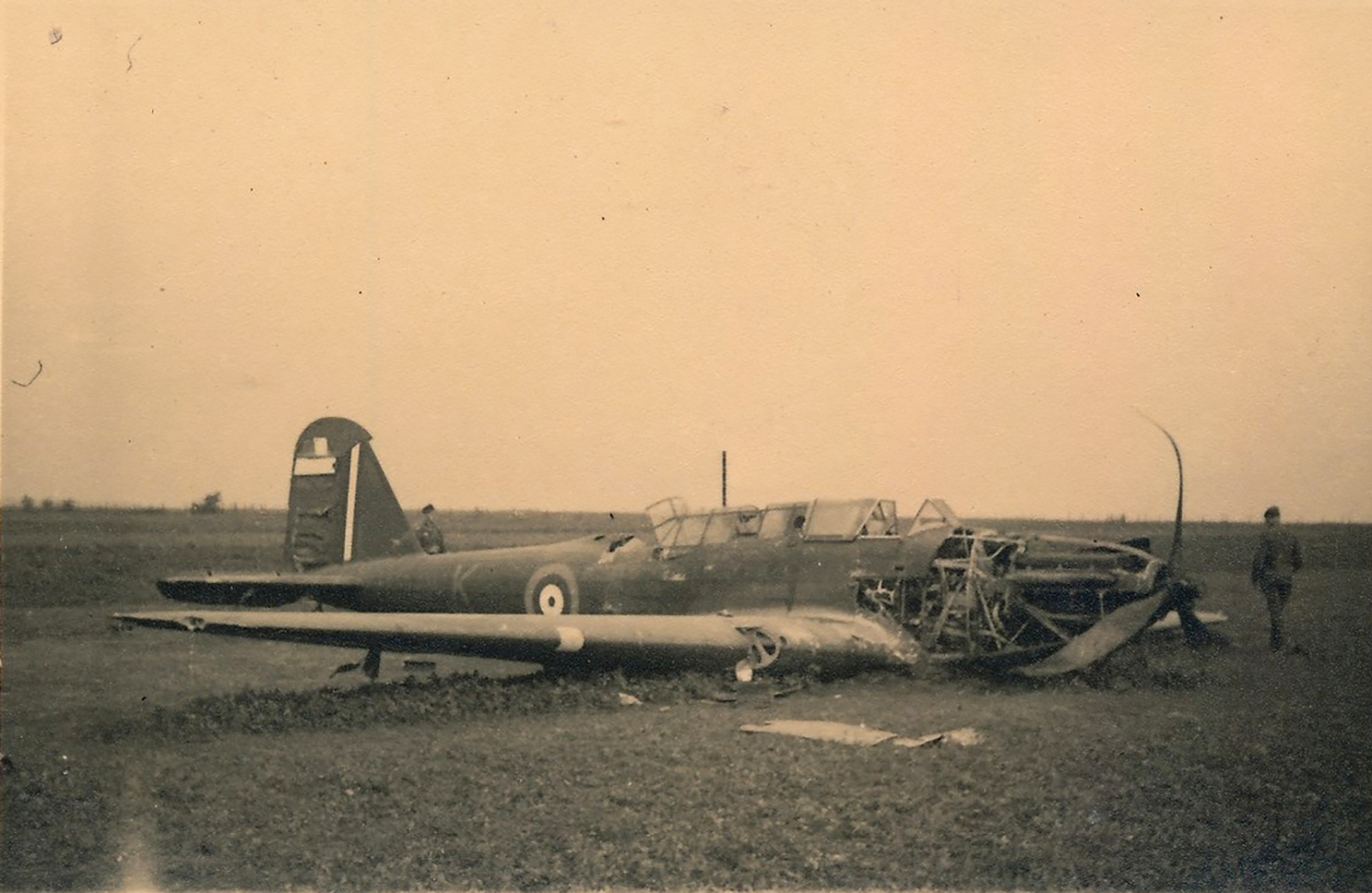 Fairey Battle I RAF 105Sqn GBK P2200 belly landed Battle of France May 1940 ebay 02