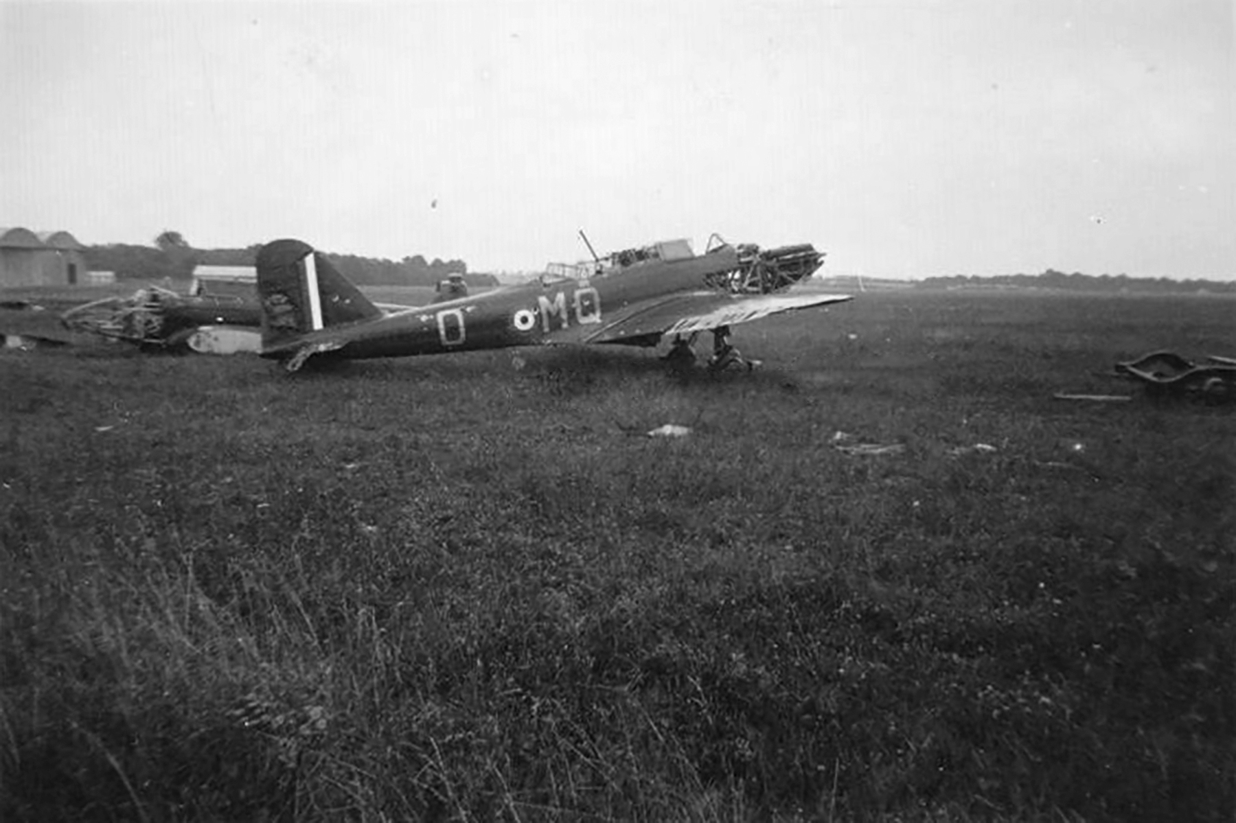 Fairey Battle I RAF 226Sqn MQO lies abandoned Battle of France May 1940 ebay 02