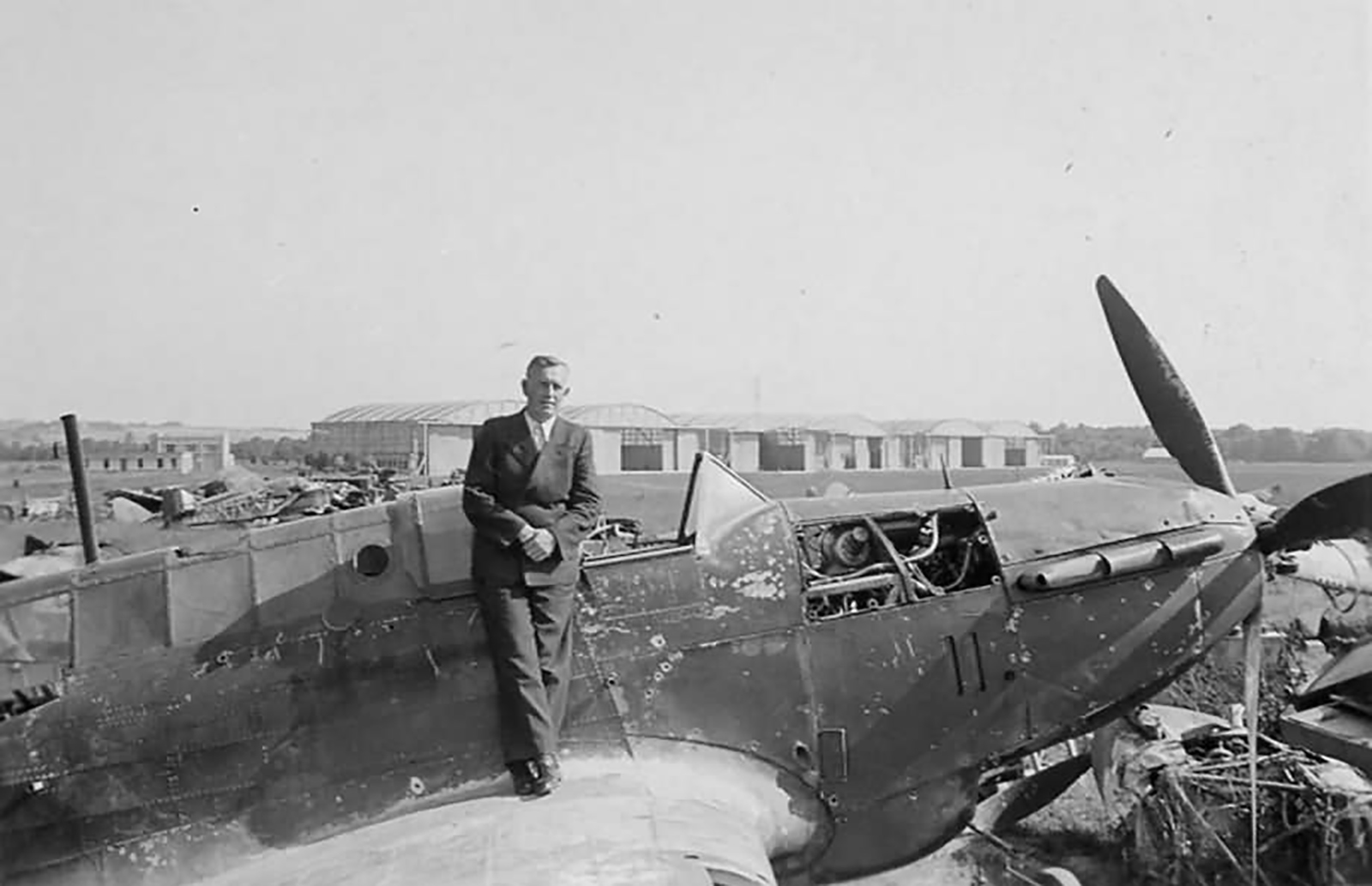 Fairey Battle I RAF shot down or abandoned wrecks Battle of France May 1940 ebay 03