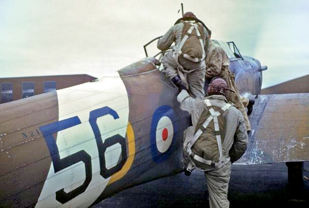 Fairey Battle I RAF trainer coded 1604 Black 56 02