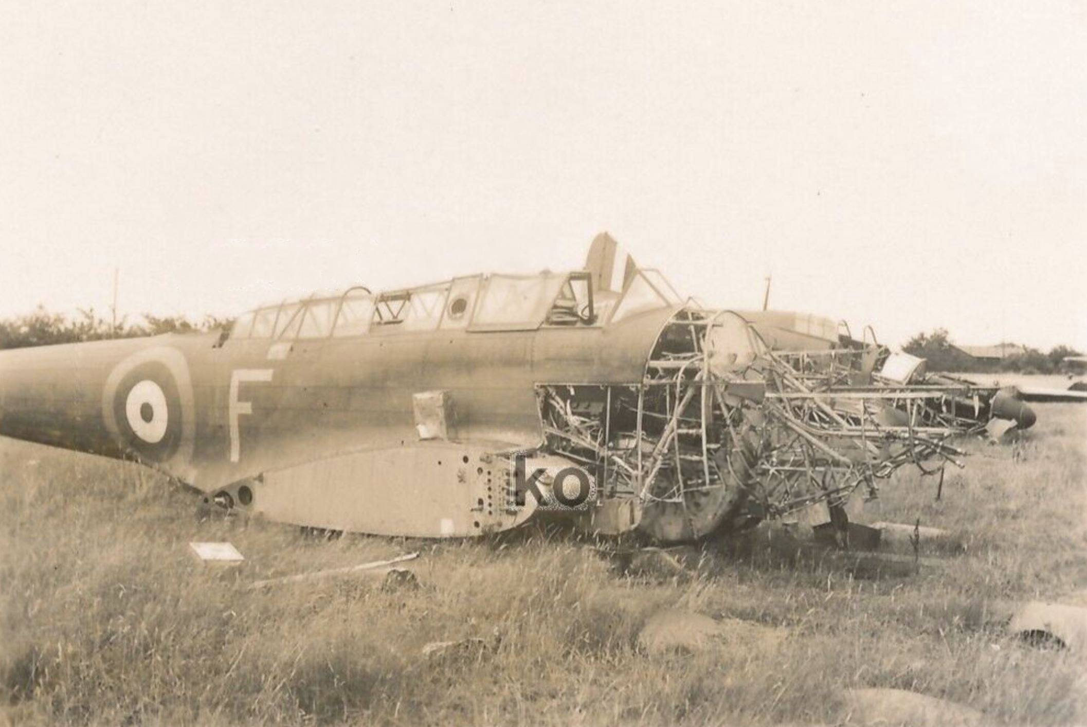 Fairey Battle I RAF unknown F abandoned airframe Battle of France 1940 eBay 01