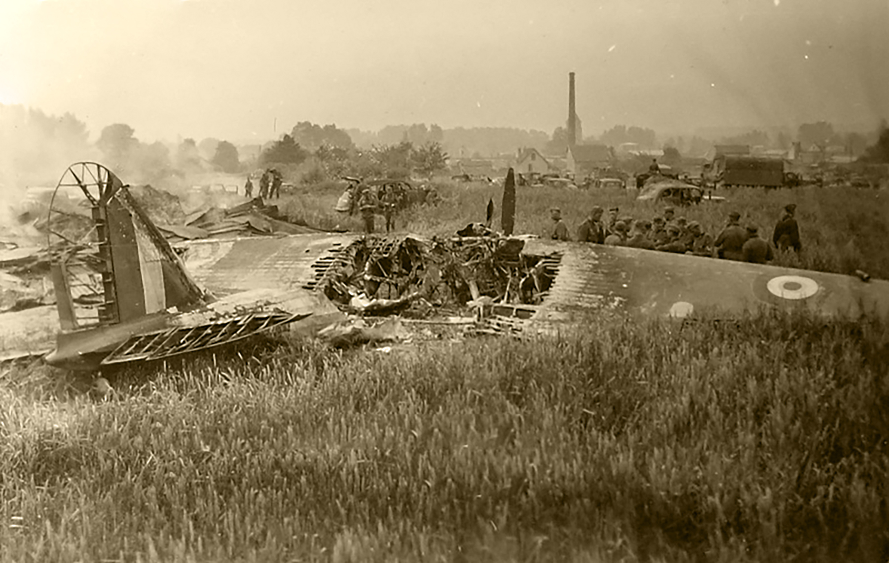 Fairey Battle RAF shot down during battle of France May Jun 1940 01