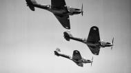 Asisbiz Fairey Battle I RAF 218Sqn HAJ K9353 with HAB K9324 over France 1940 IWM C444