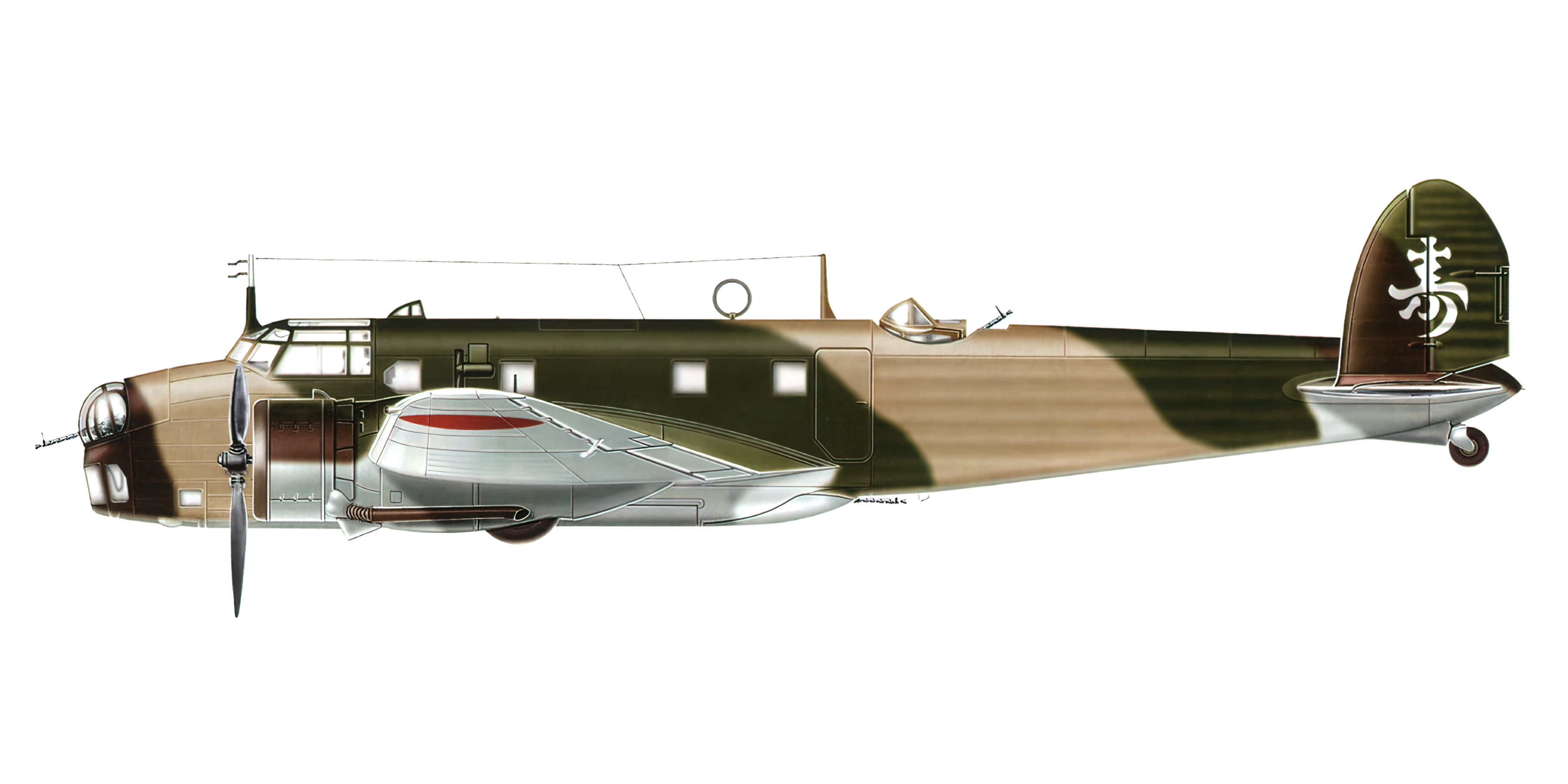 Fiat Br20 Ruth Imperial Japanese Army Air Force 12th Sentai Manchuria Summer 1938 0C