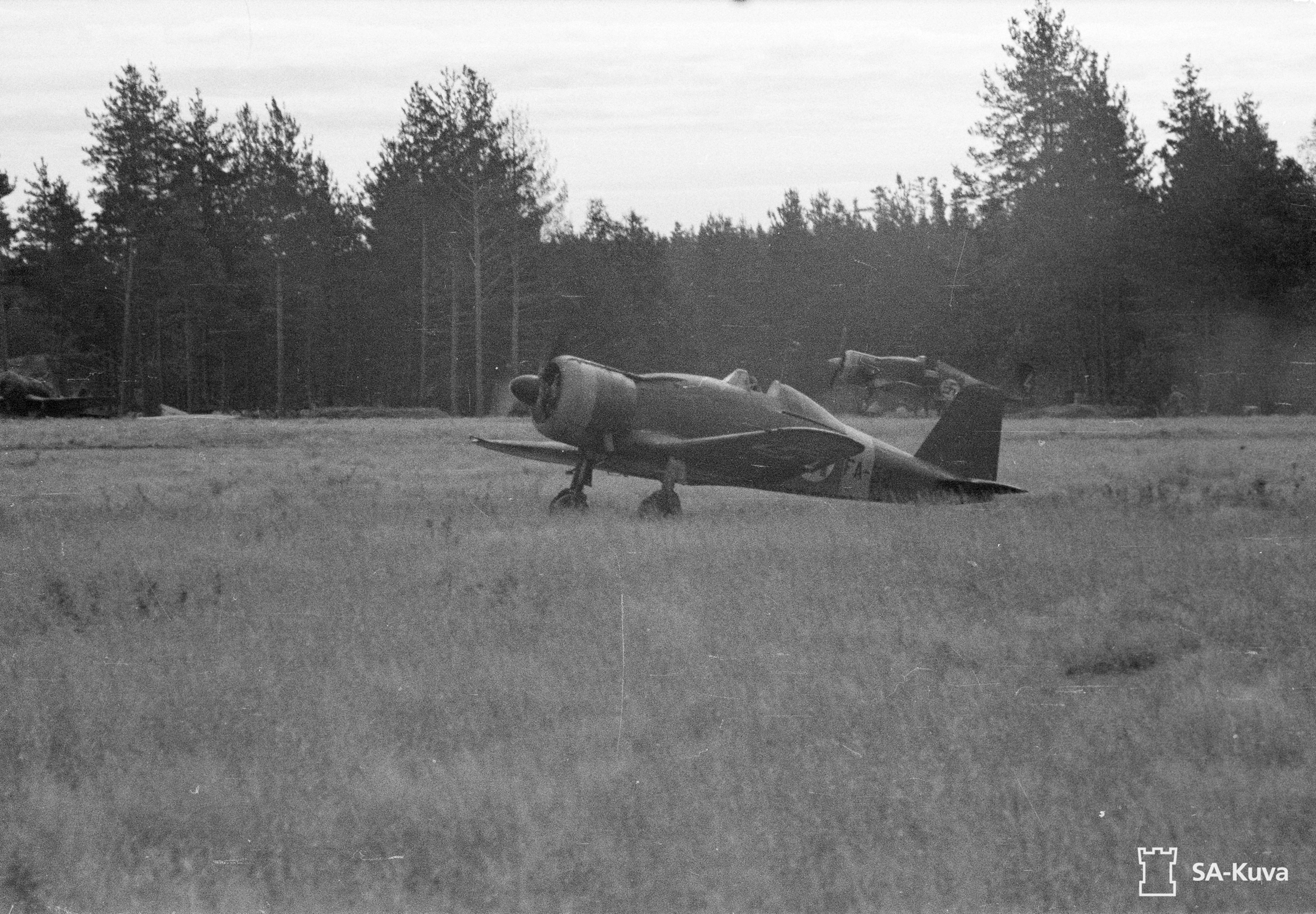 Fiat G50 Freccia FAF 3.LeLv26 FA32 taking off Raudun Finland 3rd Sep 1942 106591