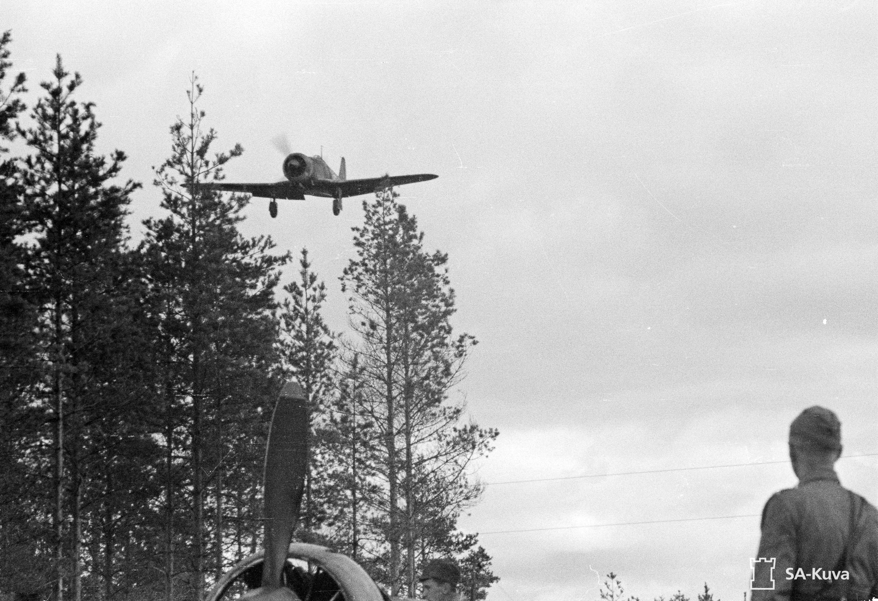 Fiat G50 Freccia FAF 3.LeLv26 FAxx landing Raudun Finland 3rd Sep 1942 106596