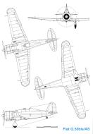 Asisbiz Artwork technical drawing of a Fiat G50bis.AS Freccia HPM 1993 11 P10